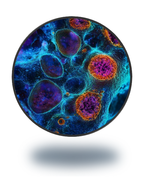 High-resolution cellular imaging illustrating advanced cancer vaccine research and immuno-oncology innovation